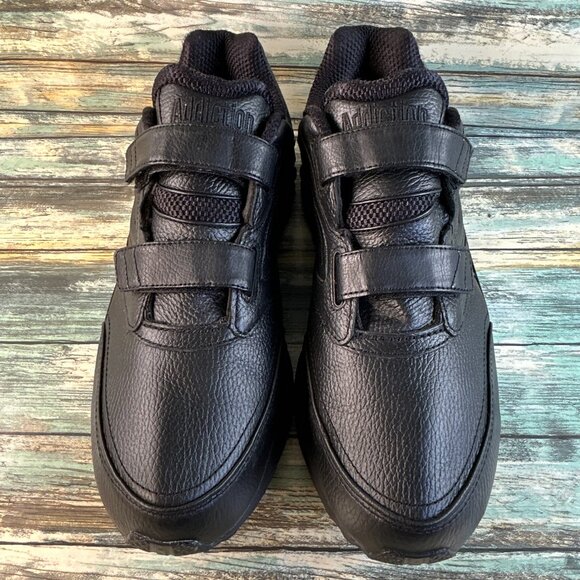 Brooks Addiction Walking Shoes Mens 13 Black Leather Hook & Loop Casual Sneaker main image 7